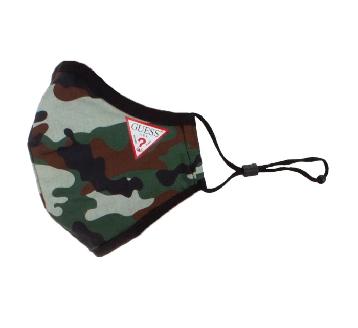 Bavlnená unisex rúško W0YZ17WDXC0-P1CM maskáčová - Guess