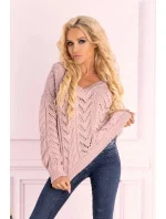 Dámsky sveter Manesa sv.ružový - Merribel