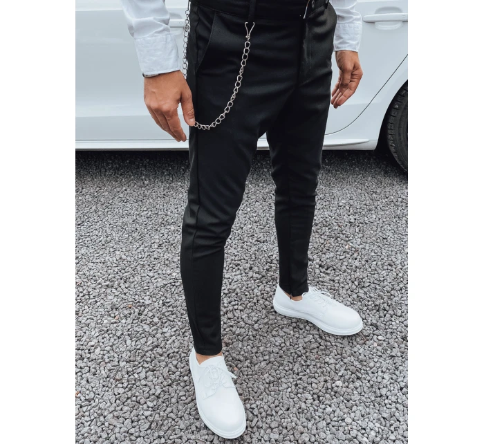 Pánské černé kalhoty model 21977203 - Dstreet