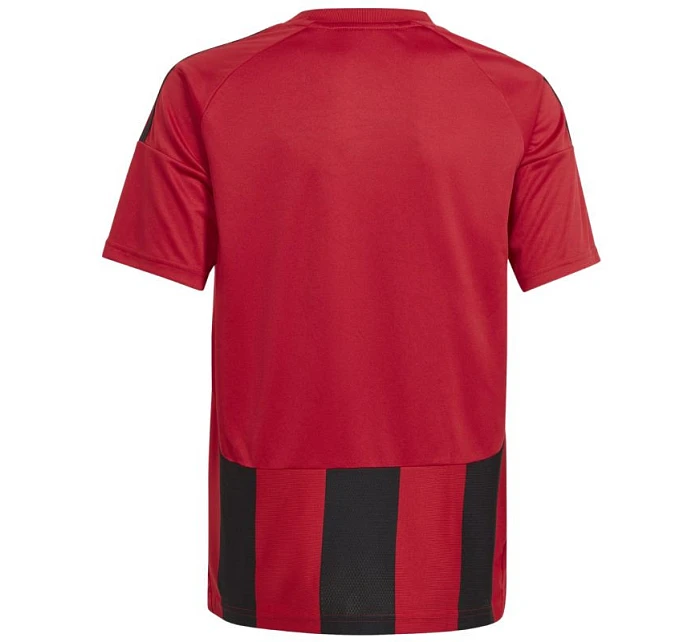 Adidas Striped 24 Detské tričko červeno-čierne IW2131