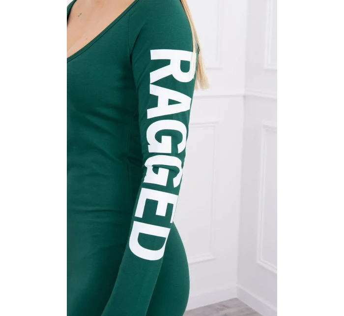 Roztrhané zelené šaty