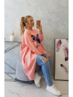 Marhuľová blúzka s potlačou