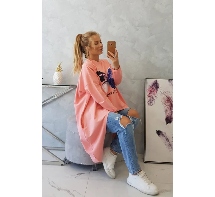 Marhuľová blúzka s potlačou