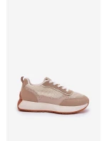 Dámské Sportovní Boty S Na Platformě Khaki model 21687895 - Boto