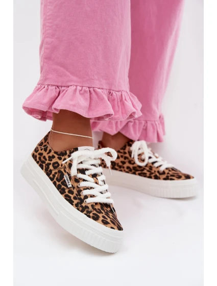 Dámské tenisky na platformě O`NEILL SPINNA C WOMEN LOW 90261009.92A Leopardí vzor