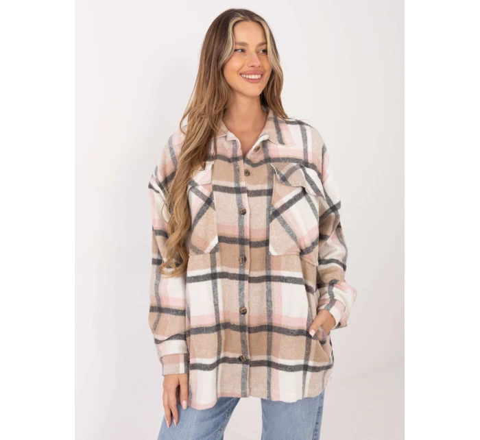 Košile KS černá a béžová model 17814484 - FPrice