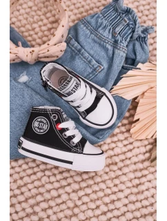 Klasické vysoké tenisky Big Star - černé