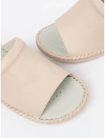 Originálne dámske papuče Jasnobeżowy Flat Heeled Originálne dámske papuče Jasnobeżowy Flat Heeled