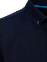 Pánská košile s krátkým rukávem tmavě modrá Dstreet model 21969045 - FashionStreet