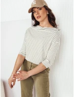 Dámská pruhovaná halenka bílá Dstreet model 21975088 - FashionStreet