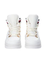 Tommy Hilfiger Čipkované topánky Ivory W T3A5-33062-1047101-101