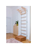 SKLADACÍ GYMNASTICKÝ MATRAC HNEDÝ 180CM LAVIČKA