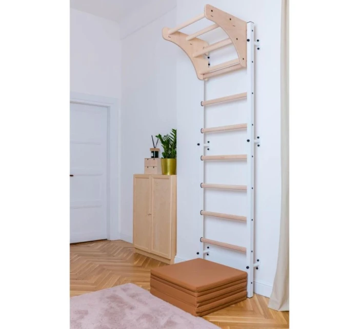 SKLADACÍ GYMNASTICKÝ MATRAC HNEDÝ 180CM LAVIČKA