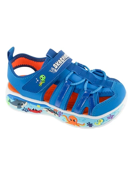 Skechers Play Scene Splash 407041N-LTBL Modré 22 Skechers Play Scene Splash 407041N-LTBL Modré 22