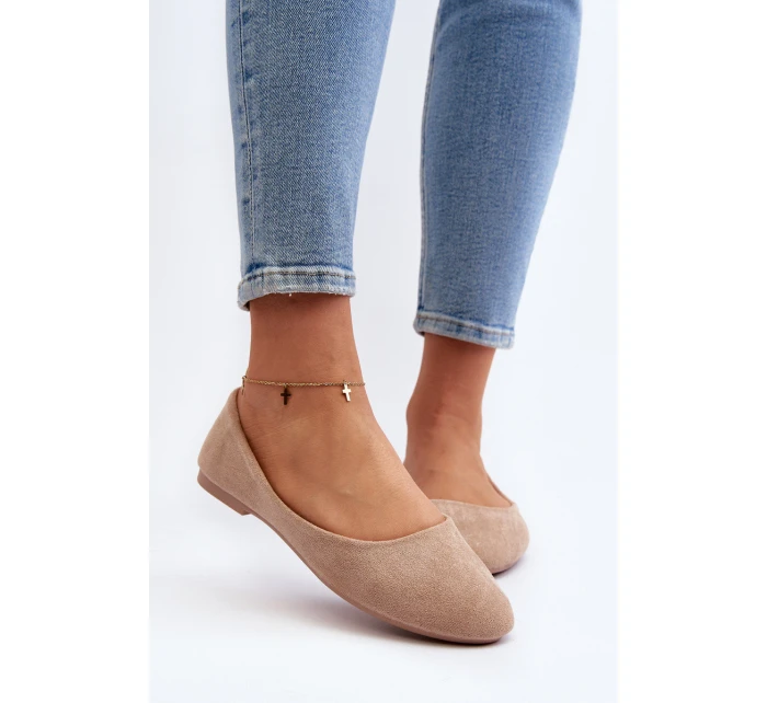 Dámské semišové béžové model 21647056 - EVENTO