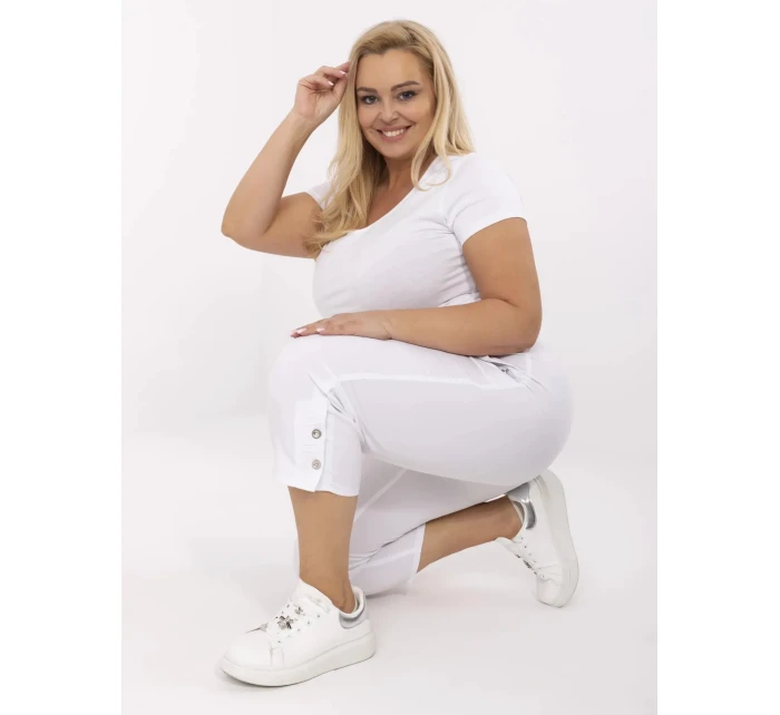 Nohavice AT SP 845.64 biele