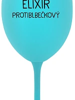 ELIXÍR PROTIBLBEČKOVÝ - tyrkysový pohár na víno 350 ml