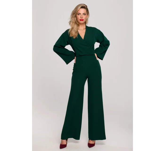 Dámský overal model 18580901 tm. zelená - Makover