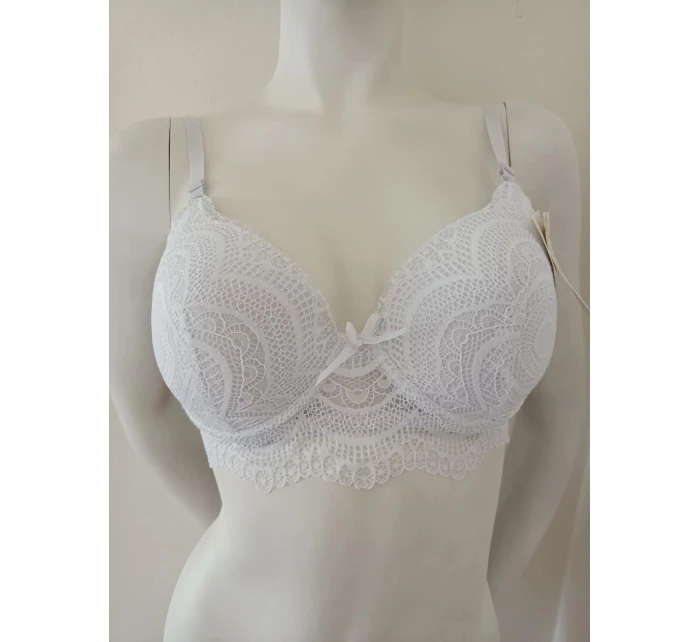 Vystužená podprsenka s kosticou 5515 biela - LoveAnna