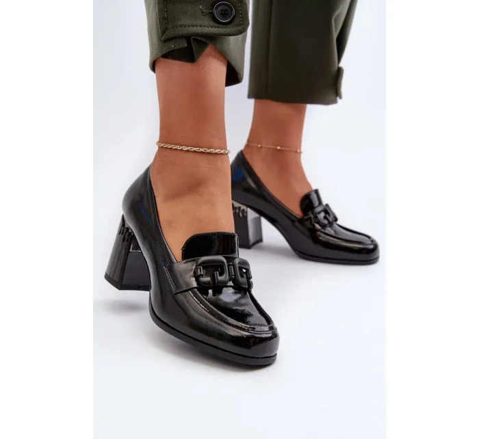 Topánky na podpätku model 195396 Krok vo veľkom štýle