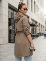 Dámská přechodná bunda parka béžová Dstreet model 21995952 - FashionStreet