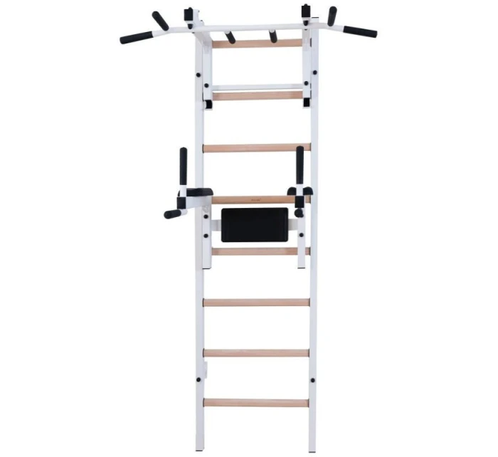 DREVENO-KOVOVÝ GYMNASTICKÝ REBRÍK S HRAZDOU A PRÍSLUŠENSTVOM BENCHK 232W