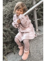 Dětské Teplé Sněhule Semišové Růžové model 21520878 - Boto