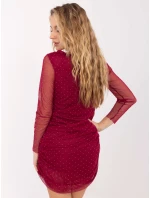 Šaty MI SK 62452.74 bordové