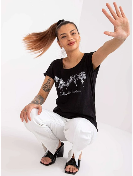 T shirt TW TS czarny model 20961810 - FPrice T shirt TW TS czarny model 20961810 - FPrice