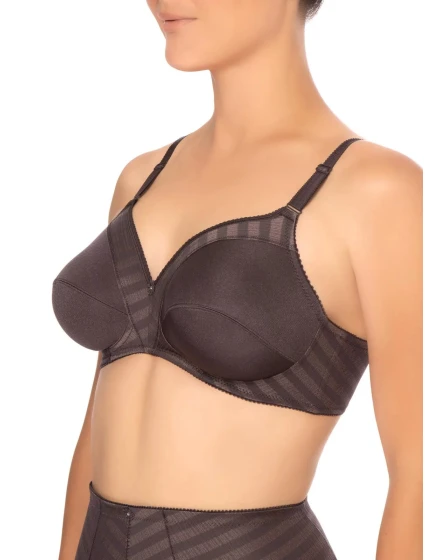 Dámská podprsenka Weftloc model 18543888 tmavě hnědá - Felina