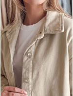 Dámská přechodná košilová bunda oversize  Dstreet model 21986313 - FashionStreet
