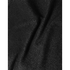 Dámske čierne rebrované šaty s okrúhlym výstrihom (5131) Dámske čierne rebrované šaty s okrúhlym výstrihom (5131)