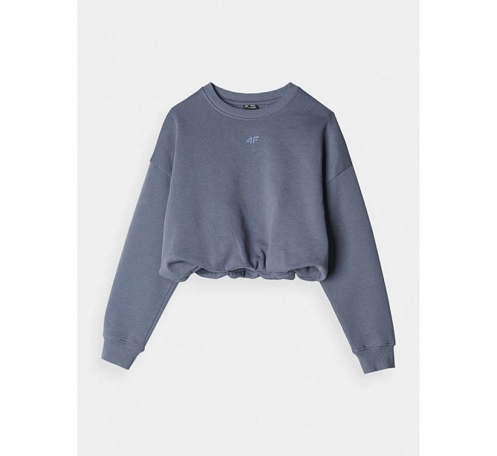 Dívčí mikina bez kapuce model 22117365 - 4F
