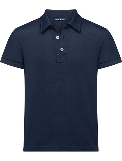 Cutter & Buck Virtue Polo Solid Junior Detské funkčné polo tričko 68.4415 tmavomodrá Cutter & Buck Virtue Polo Solid Junior Detské funkčné polo tričko 68.4415 tmavomodrá