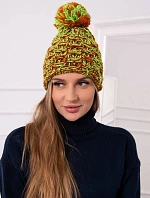 Fiona fleecová čiapka K275 zelená neón+červená