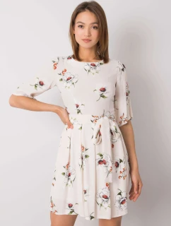 Šaty LK SK 507547.16P svetlo béžová