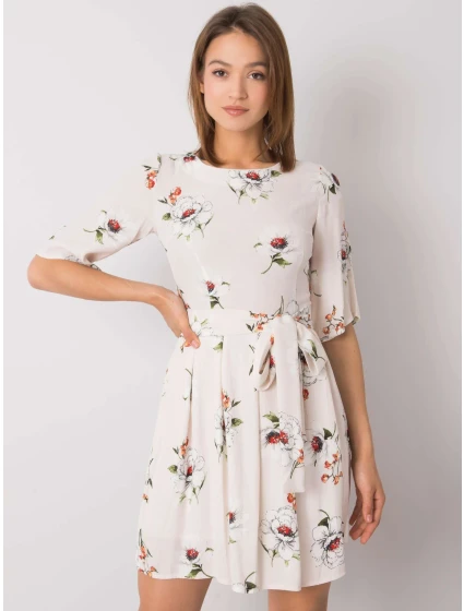 Šaty LK SK 507547.16P svetlo béžová