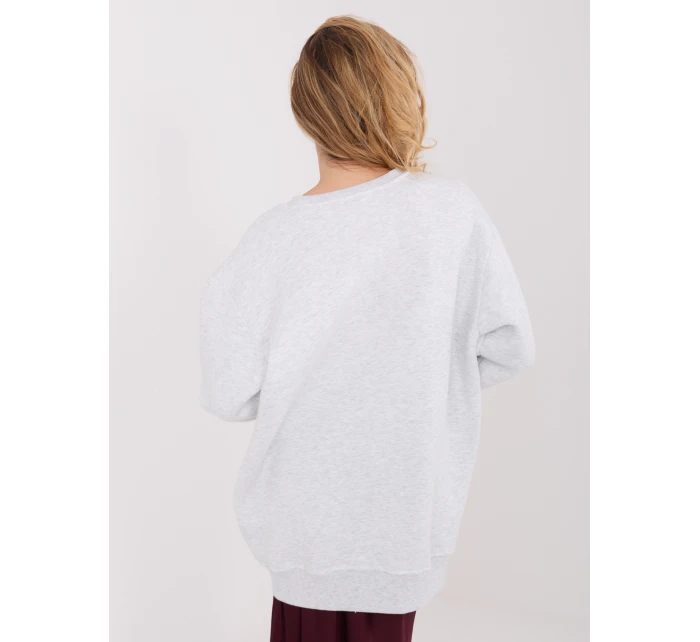 Bluza WT BL model 21818901 jasny szary - FPrice Bluza WT BL model 21818901 jasny szary - FPrice