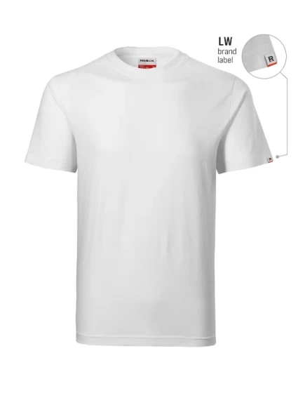 Base tričko unisex bílá 00 (brand label)