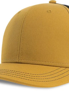 Atlantis Headwear Sonic-S 6-panelová truckerová čiapka 33.0259 horčicová/čierna