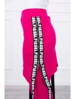 s nápisem fuchsiová model 18743242 - K-Fashion