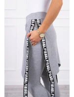 s nápisem šedý model 18743246 - K-Fashion