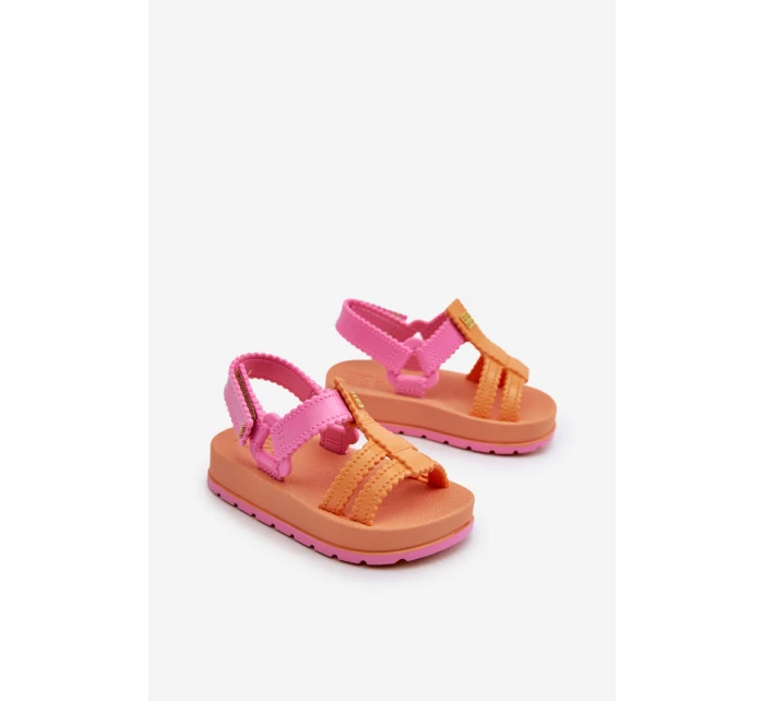 Dziecięce Pachnące Sandałki Na Rzep ZAXY LL385026 Pomarańczowe