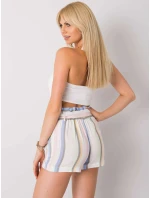 Šortky RO SN 2514.34P biela a modrá