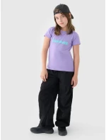 Dievčenské tričko s potlačou 4F