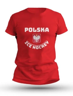 Hokej Poľsko Tričko s krátkym rukávom M SREBICEPLTS-RD