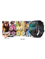 VELTORI VT200-1 Smartwatch Čierny silikónový remienok VELTORI VT200-1 Smartwatch Čierny silikónový remienok