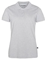 Dámské piqué polo z těžké bavlny 74.0 grey melange model 22413058 - Pure Waste Dámské piqué polo z těžké bavlny 74.0 grey melange model 22413058 - Pure Waste
