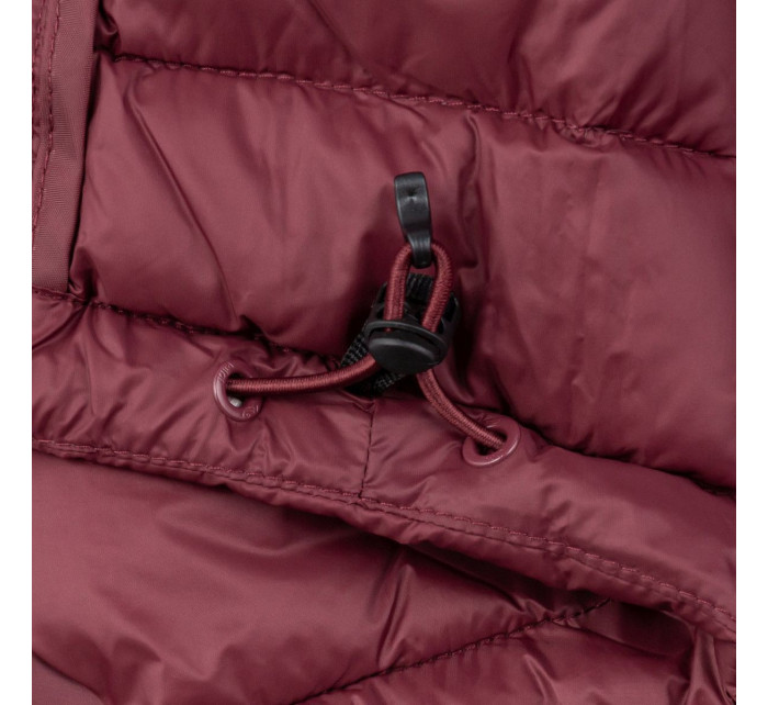 Dámska páperová bunda ALBERTA-W Tmavo červená - Kilpi
