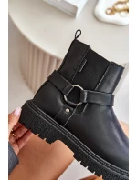 Kotníkové Boty Zateplené Na Zip Big Star model 21675377 Černé - Big Star Shoes